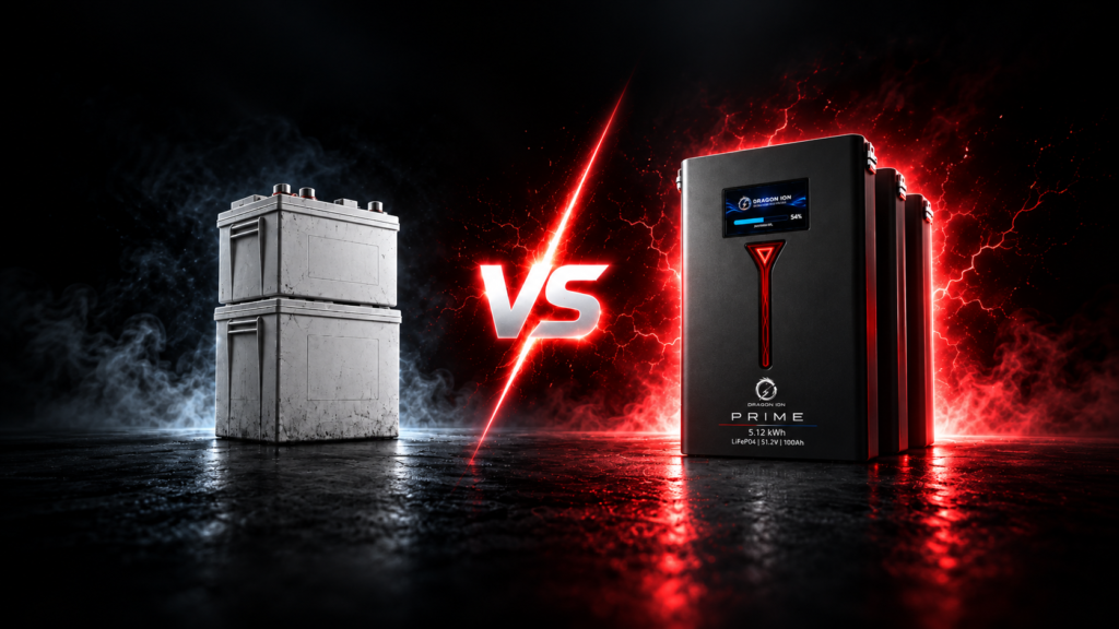LiFePO₄ Battery vs Lead-Acid Battery